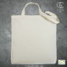 Sac Cabas 38x42x10 cm - SOUFFLETS DE 10 cm - écru 140g